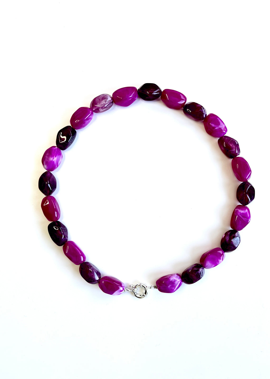Ketting Jill aubergine