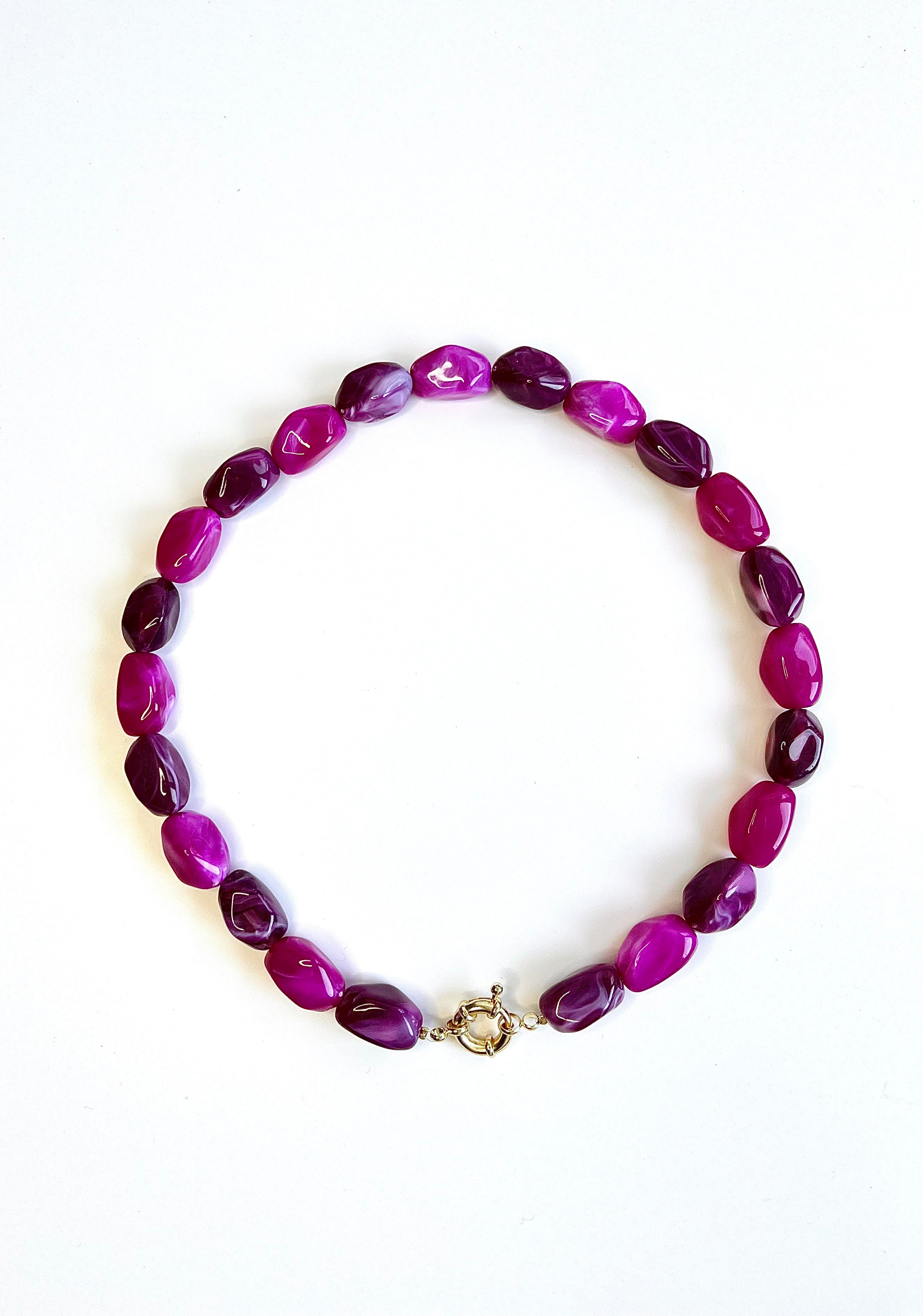 Ketting Jill aubergine